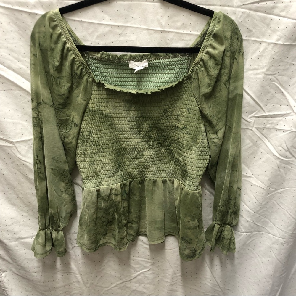 Green Smuckered Top